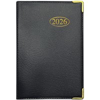 2026 Pocket Diary Slim Line Week to View Diary - Black