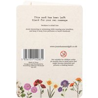 April Daisy Birth Flower Necklace Gift Card - Gold