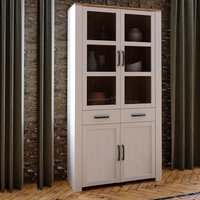 Bohol Display Cabinet - White / 4