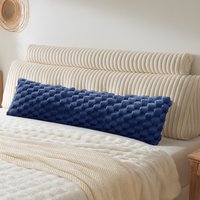 Snug Soft Comforting Support Body Bolster Pillow - Navy
