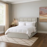 Arko Storage Bed - Silver / Double
