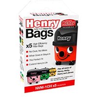 Pack of 5 Henry HepaFlo Vacuum Bags