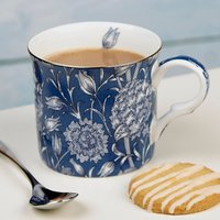 Victoria and Albert Wild Tulip Set Of 2 Palace Mugs - Blue