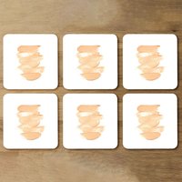 Foundation cream Designer Coaster Set - Pink