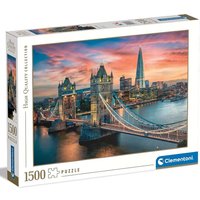 London Twilight Tower Bridge 1500 Piece Puzzle - Various Colours