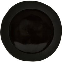Hygge Black Stoneware Pizza Plate - Black