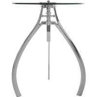 Maxi Crank Mechanism Adjustable Table - Silver