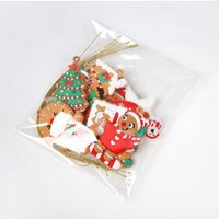 Christmas Gingerbread Man Tree Ornament Pendant - Red