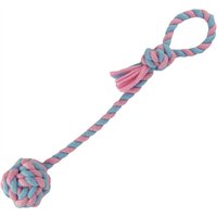 HugglePets Skye & Murphy Fleece Chaser Dog Toy - Blue/Pink