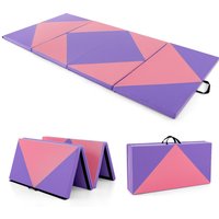 Folding Exercise Mat - Pink
