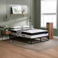 SleepSoul Cloud 800 Pocket Memory Pillow Top Mattress - White, Black / Superking