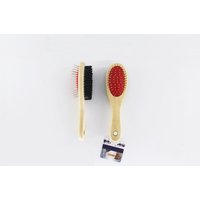 WOODEN BRUSH 22*6CM - black