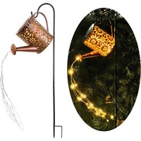 Solar Powered Watering Can Light - Yellow