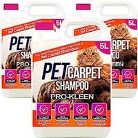 5L Pet Carpet Shampoo Upholstery Solution Reactivating Odour Treatment - Pink / 15kg