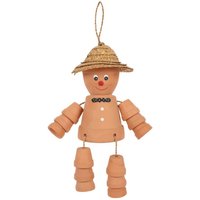 Terracotta Pot Man - Brown