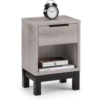 Bali Bedside - Grey Oak / 50cm