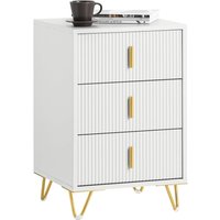 Modern Bed Table Side Table Nightstand - White