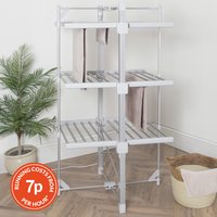 My Laundry 3 Tier Tower Heated Airer - Grey