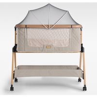 SnooBee Next To Me Bedside Crib Baby Co-Sleeper - Khaki