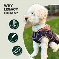 HugglePets Legacy Tartan Dog Coat - X Small - Tartan / 30cm