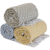 Casablanca Throw - Silver / 127cm / 152cm