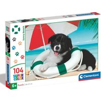 Beach Dog 104 Piece Jigsaw Puzzle - Various Colours