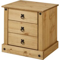 Corona Budget Bedside Cabinet - Brown