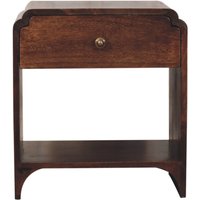 Solid Wood California Walnut Newton Bedside - California Walnut