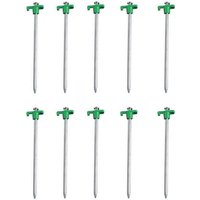 10 Rock Pegs - Silver