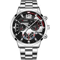 , Men's Business Quartz Luminous Watch - Silver , Men's Business Quartz Luminous Watch - Silver