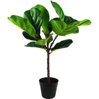 Artificial Fiddle Fig Plant - Green