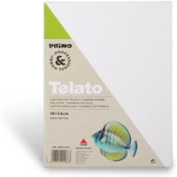 18cm x 24cm Canvas Board - White