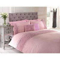 Rapport Home, Limoges Duvet Set - Pink / Superking Rapport Home, Limoges Duvet Set - Pink / Superking