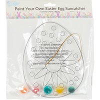 Paint Your Own Easter Sun Catcher - Easter Egg