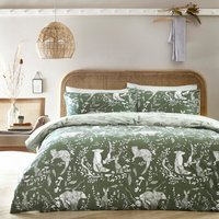 Buckthorn Woodland Duvet Cover Set - Evergreen / Superking