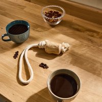 Elkwood Coffee Wood Rope Toy - Brown
