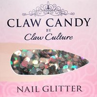 Nail Glitter - Silver Disco