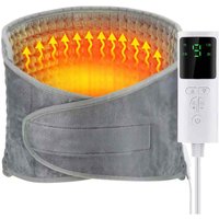 Electric Heating Pad for Home and Office Use - grey