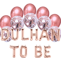 Balloon Bundle Dulhan To Be Rose Gold - Pink