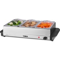 3 x 1.5L Buffet Server - Silver