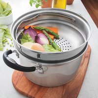 Tramontina 2 Pcs. Stainless Steel Steamer Set - Silver