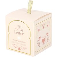 Love Letter Rose Vanilla Musk Candle Romantic Gift Cozy Nook Decor - Pink