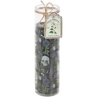 Poisonous Plants Deadly Nightshade Tube Candle - Black
