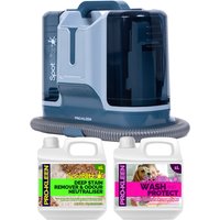 Carpet Washer, Spot Cleaner And Vacuum - SIlver / Carpet Cleaning Machine, 5 Attachments, Lemon Carpet Cleaner & Lavender Carpet Cleaner / Lemon & Lav