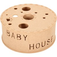 Collapsible Felt Cat Cave House for Indoor Use - Coffee