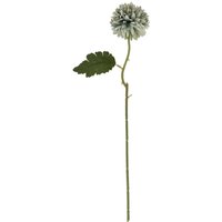 Pale Green Blue Short Chrysanthemum Artificial Flower Stem - Blue