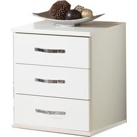 Duo 3 Drawer Chest - White