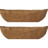 30 Inch Coco Wall Trough Liner - Brown / 2