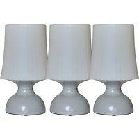 Colmar Touch Table Lamps - Set of 3 - Grey