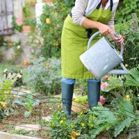 Outsunny 6PCs Garden Fencing Panels Flower Bed Border Edging, 24in x 12ft - Black